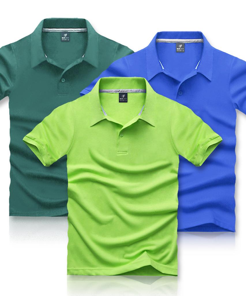 BLUEFORCE Bart Short Sleeve Polo Shirt [15 Colors] (C Type)