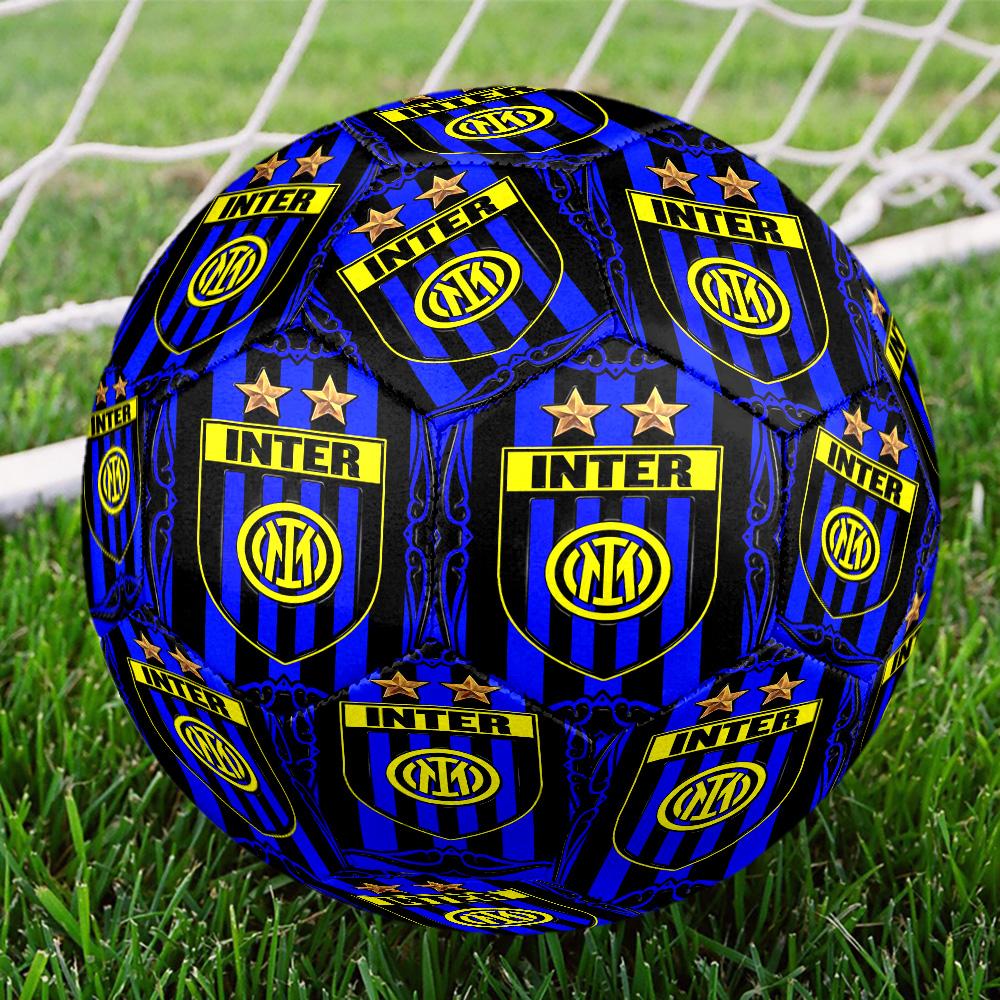 Mi-lan FC Emblem Printed No. 5 Soccer Balls, High-Quality, Anti-Slip, Protective Football, A Unique Gift , Birthdays, Christmas Gifts