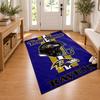 Baltimore Ravens Custom Name Personalized Rug Non‑Slip Doormat Floor Carpet Housewarming Birthday Gift for Family Friends