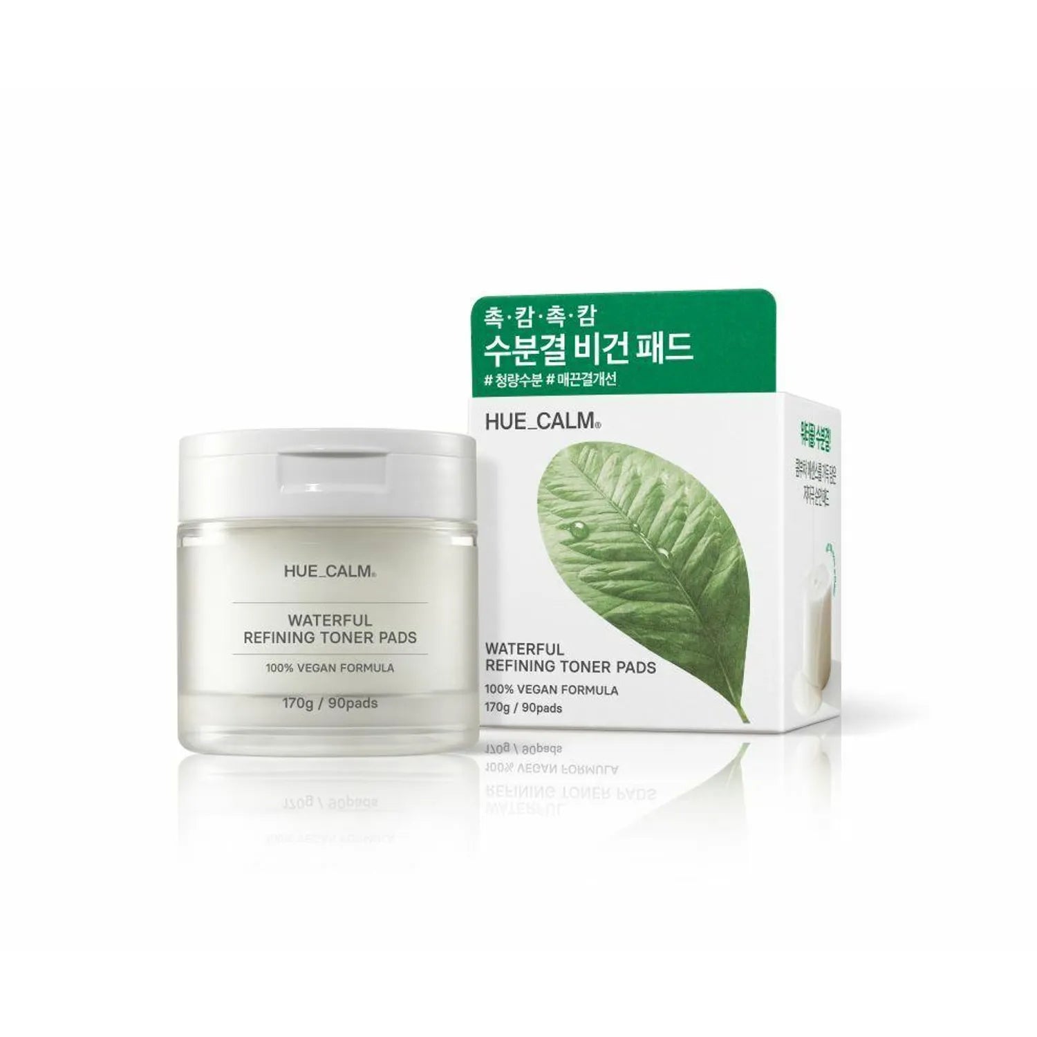 HUE_CALM Waterful Refining Toner Pad 90 Pads 90P