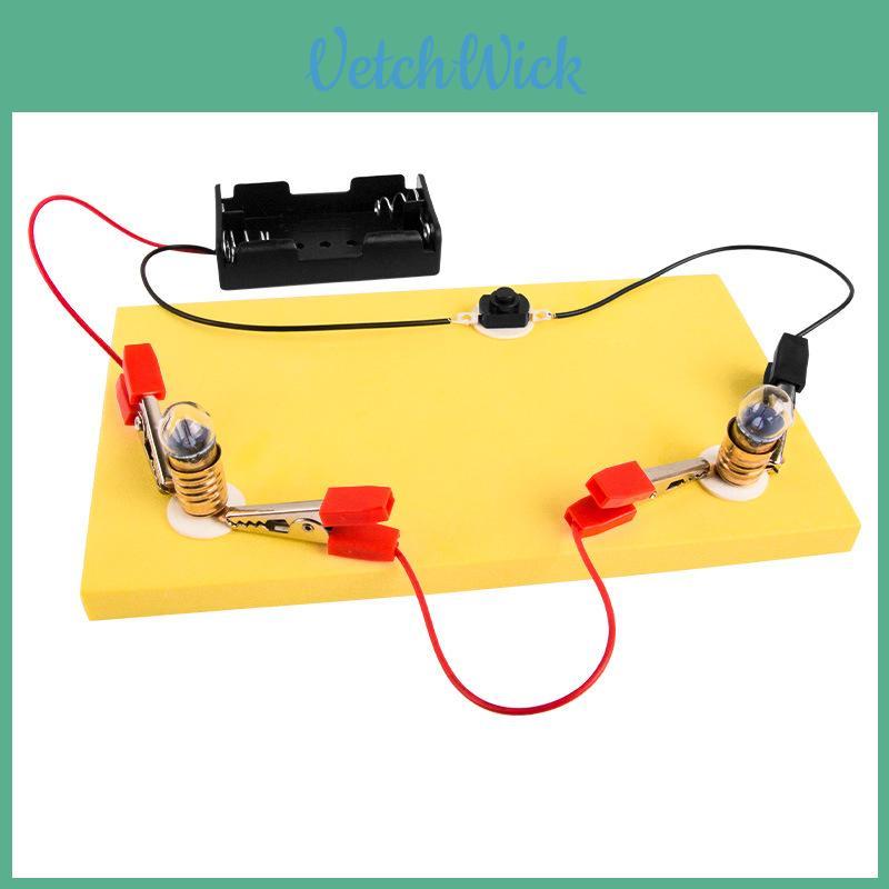 Childrens Physics Experiment Set With Electrical Circuit Components For Science Education