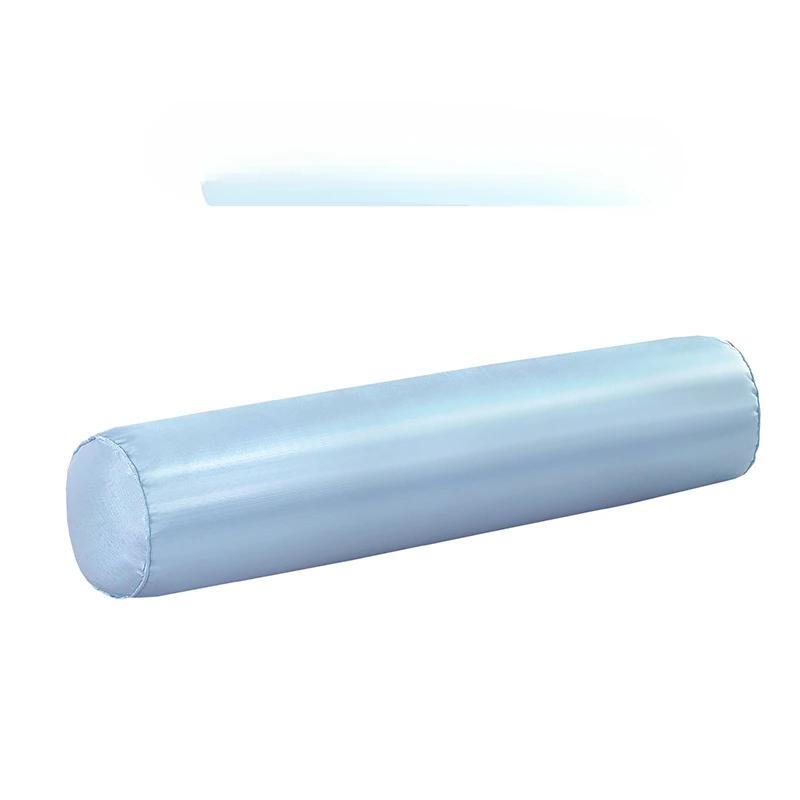 60/80/100/120cm Cervical Neck Pillow Long Body Pillow Headrest Pillowslip  Ice Silk Solid Color Cylindrical with Core Removable