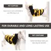 Pet Dress-Up Costume Bee Cosplay Clothes Yellow Black Size L Dog One-Piece Outfit Comfortable for Walking Jogging Small Dogs