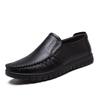 Men Shoes New Top Layer Cowhide Men Simple Versatile Breathable Casual Leather Shoes Driving Shoes