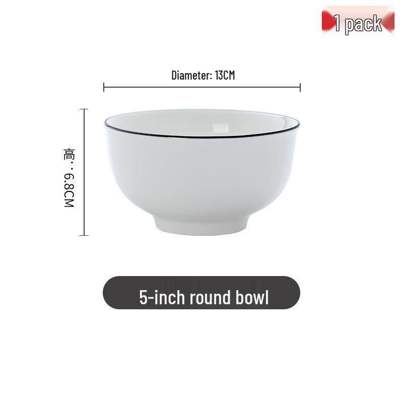 Linpan Nordic Japanese Ceramic Bowl Set