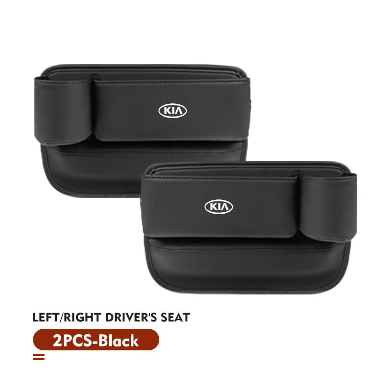 Car Seat Gap Organizer Leather Auto Console Side Crevice Storage Box For KIA K5 K2 Rio Optima Ceed Soul Picanto Stonic Venga K3 kcwx20