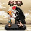 Original One Piece 18cm Luffy And Shanks Iconic Scene Action Figure PVC Collection Desktop Statue Model Toy Gift For Anime Fans