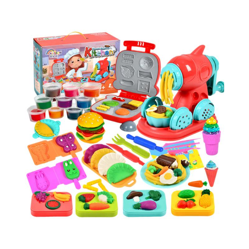 DIY Playdough Noodle Maker: Light Clay Mold Toy for Kids