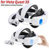 Head Strap with Battery Pack 10000mAh Extend Playtime and Comfort Elite Strap Replacement Reduce Facial Stress for Meta Quest 3S