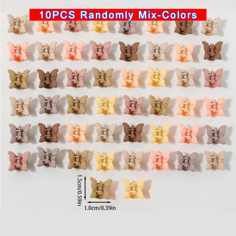 Colorful Candy Clasp Clip Mini Small Princess Head Broken Hair Clip Summer Forehead Bangs Side Clip Broken Hair Headpiece.