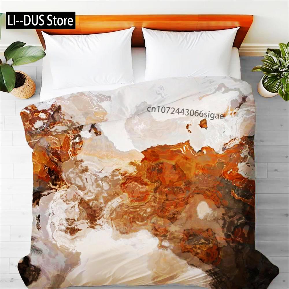 

Duvet Cover With Abstract Art In King Queen Or Twin Silky Smooth Microfiber Contemporary Bedroom Decor Modern Bedding Ball EU Single(135*200cm)3pcs