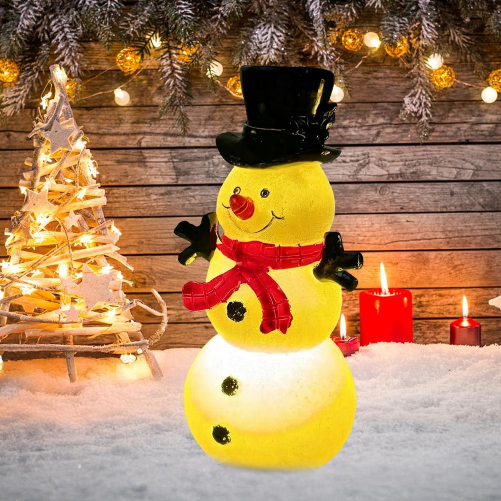 Night Light Led Soft Glow Light Snowman Christmas Decoration Light Color Changing Led Snowman Night for Christmas Festive Decor