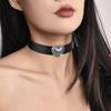 Tibetan Retro Leather Heart Choker Necklace