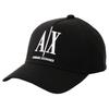 AX Logo Baseball Cap Hat BASEBALL ICON HAT Black Free Size [Armani Exchange] A/X Men's [Used]