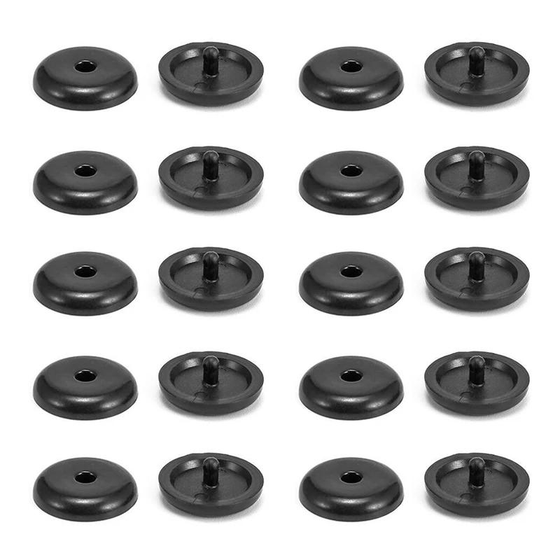 10PC Car Seat Belt Stop Button Clips Seatbelt Adjuster Fastener Retainer Buckle Stopper Holder Rivet Stud Clips Car Styling Grey