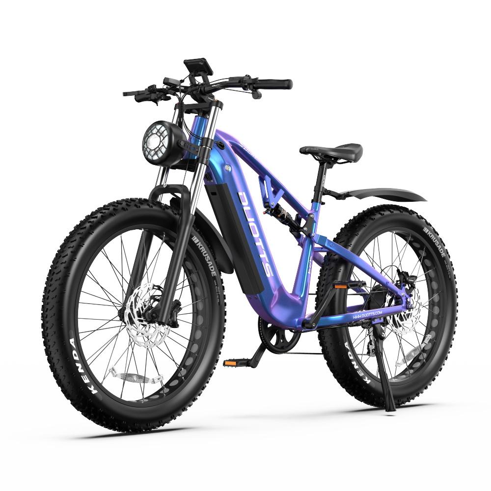 DUOTTS E26 Fat Tire Electric Bike - 48V 20Ah Samsung Battery, 80NM Torque, 55km/h Speed, 120km Range, Suitable for Urban and Off-Road Commuting