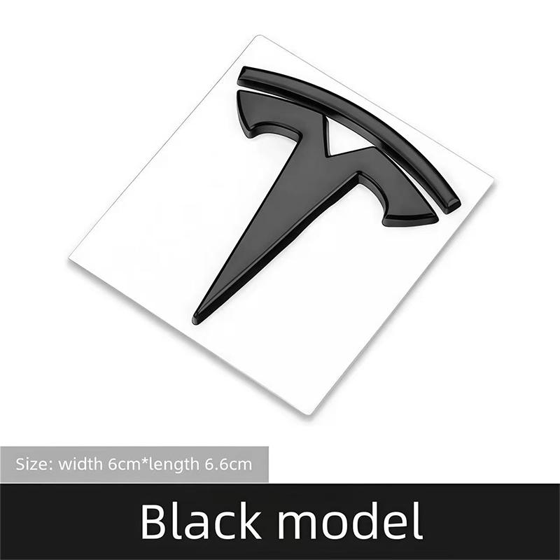 

1Pcs 3D Metal Stickers Car Body Trunk Decal For Tesla Model 3 Model Y Model S Model X Cybertruck Roadster Juguete SpaceX Bonina чёрный
