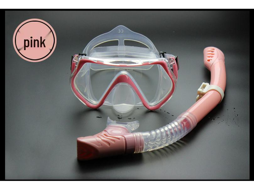 PVC/Silicone Diving Mask Set - Snorkeling Gear