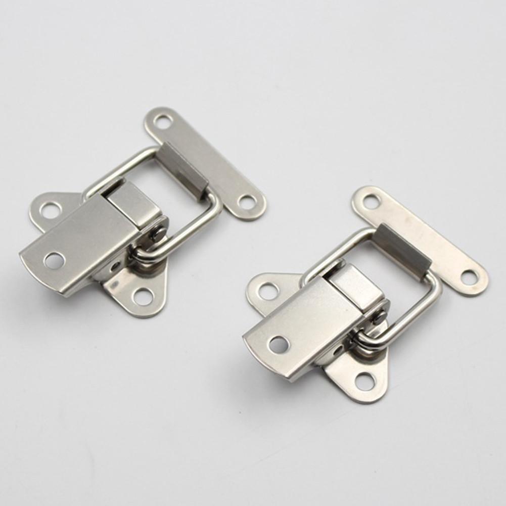 

4Pcs Stainless Steel Spring Loaded Clamp Clip Case Box Toggle Latch Catch For Cabinet Wooden Box Lock Furniture Hardware China Mainland
