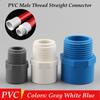 5 pezzi Connettore per tubo in PVC 20 25 32mm Filettatura maschio Connettore dritto per tubo Raccordi per tubo irrigazione giardino Giunti per tubo adduzione acqua