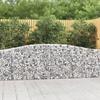 VidaXL 4x Arched Gabion Baskets Arched Gabion Cages Gabion Walls Garden Fences Terrace Outdoor 3145815
