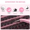 False Eyelash Extension Set 8-16Mm Length 80D + 100D + 120D + 150D Multiple Hairs
