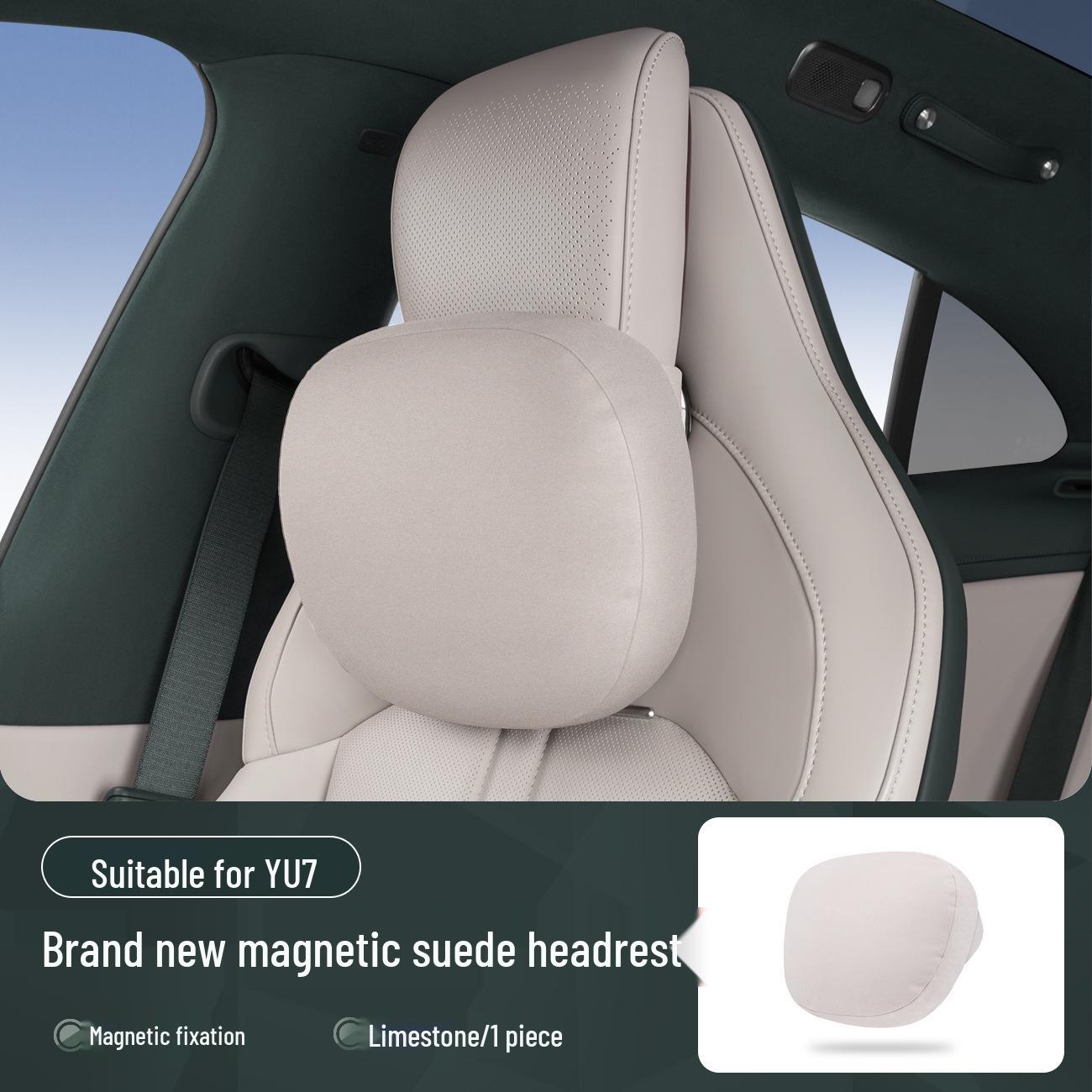 Xiaomi YU7 Magnetic Headrest with Lumbar Support, Hidden Neck Protector, Seat Pillow, Cushion, Car Interior Accessories