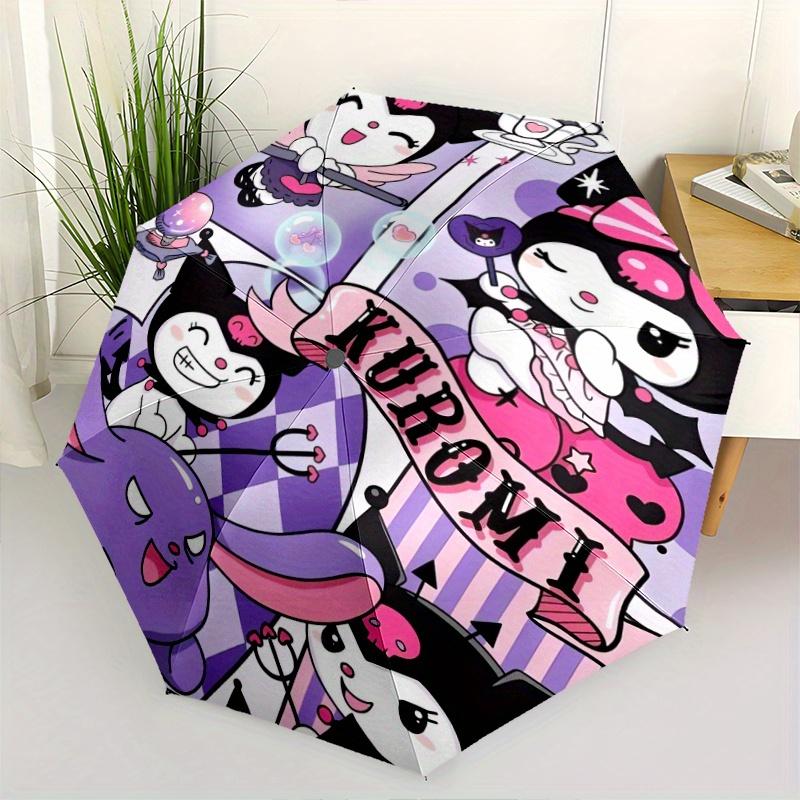 

Kuromi Sanrio Automatic Folding Umbrella - 3 Folding Design, Vivid Cartoon Pattern, Suitable for Outdoor Activities, A Gift for Fans In All Seasons.Y0