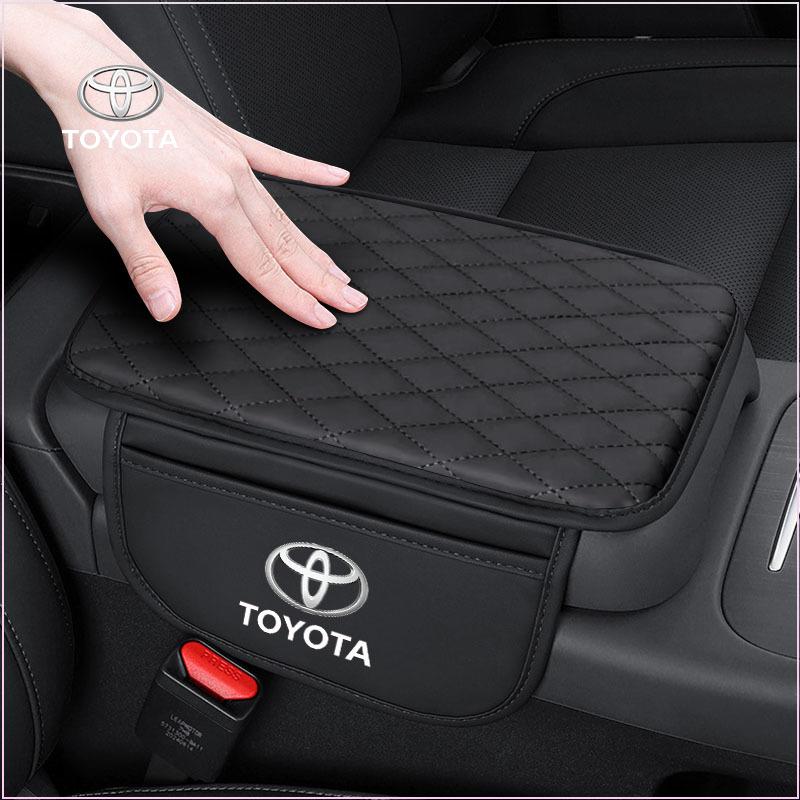 Podložka na opěrku ruky do auta z PU kůže Box na kapesníky Výšková podložka Box na opěrku ruky pro Toyota Chr Corolla Camry Rav4 Yaris Hilux Prius Avensis Auris Prado Verso Fortuner