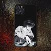 D-Death Note L Light Yagami Phone Case For iPhone 16,15,14,13,12,11 Plus,Pro Max,XS,X,XR,SE,Mini,8,7,Soft Silicone Black Cover