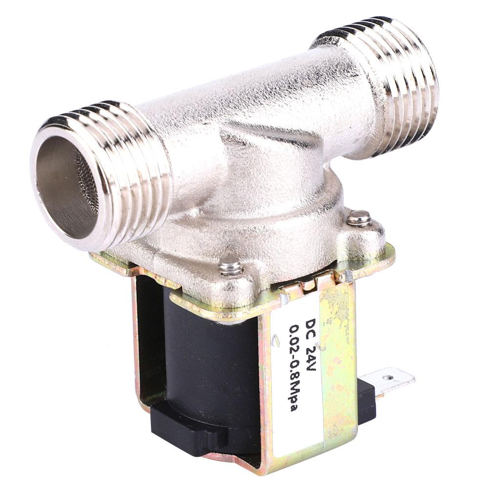 DC24V G12 NC Brass Electric Solenoid Valve Normally Closed Water Inlet Valve