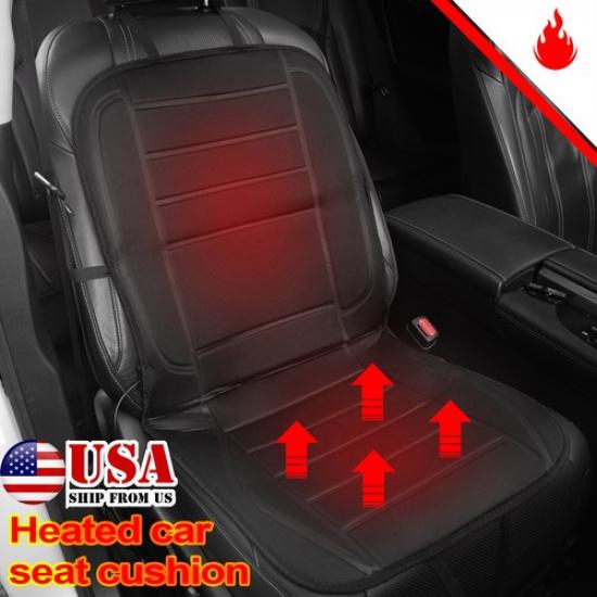 Car Heated 12V Heating Seat Cover Cushion Pad Winter Heater Warmer Universal Car