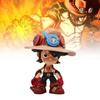 Stylish One Piece Zoro Sitting And Cowboy Ace Pvc Figure Model Ideal For Anime Lovers