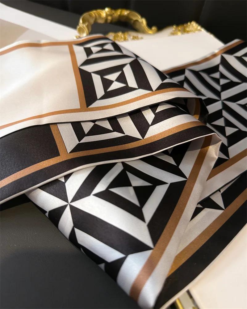 15x150 Ribbon Scarf Women Hairbands Foulard Imitation Silk Satin Neckerchief Scarves Long Bag Ties Decoration