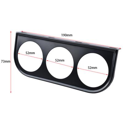 52mm Dashboard Gauge Pod Holder Bracket Universal Auto Meter Cup Mount Black Interior Part Triple Double Single Hole Unit