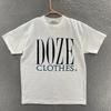 VINTAGE Doze Clothes T Shirt Men 2XL XXL White Single Stitch Graphic Street 90s