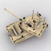 MOC Modern Military War Equipment Building Blocks Set Challenger 2 Main Battle Tank Model DIY Kids Assembly Toys Birthday Gifts