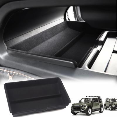 MUMAREN Car Storage Center Console Storage Box for Land Rover Defender Console Custom Storage Defender Custom Interior Parts with Pads Box,