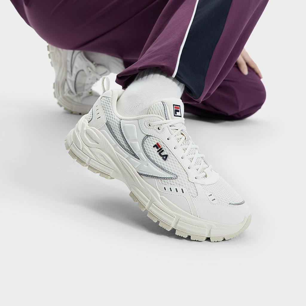 New FILA BLADE Cushioning, Wear Resistant Low Top Running Shoes Women's Snow F12W512101FSW