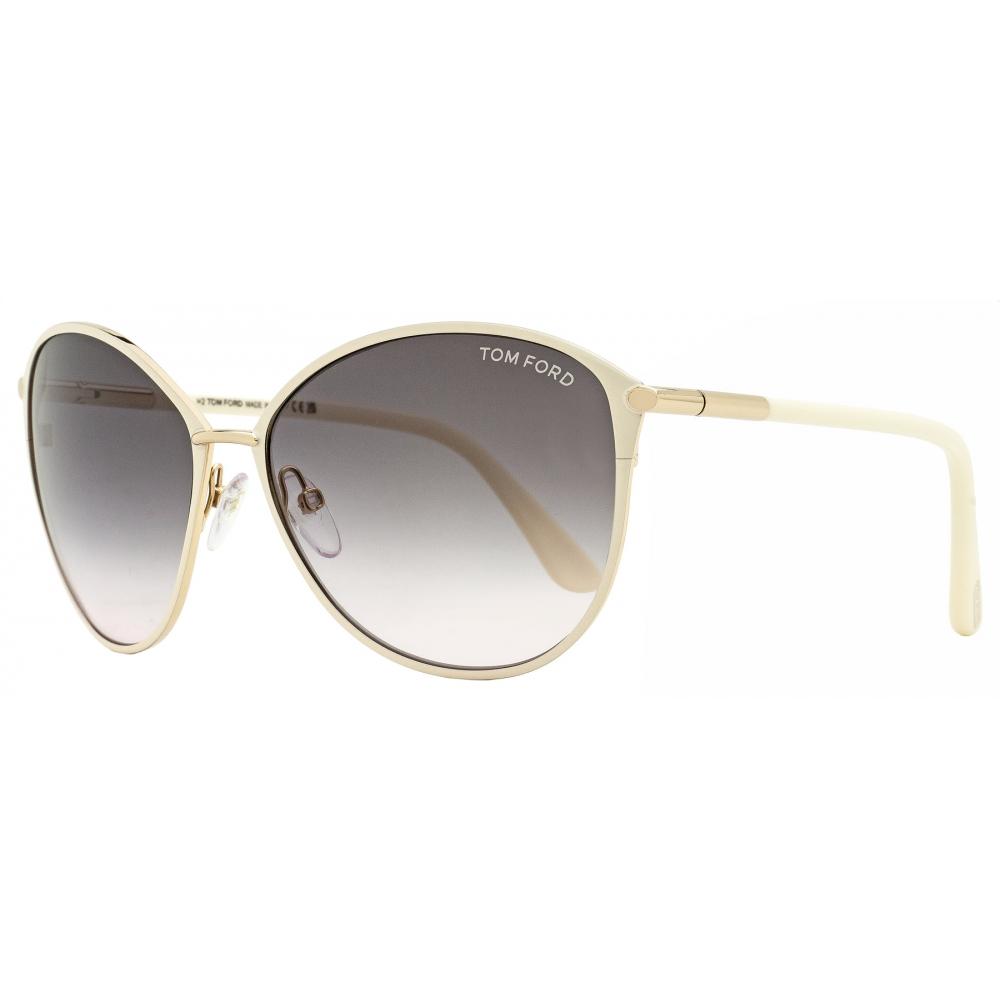 

Женские солнцезащитные очки Tom Ford Penelope TF320 25B Кремовые/Золотые 59 мм