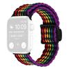 Nylon Strap for Apple Watch Series 10 9 8 7 SE 6 5 4 3 2 1 42mm 41mm 40mm 38mm Braided Watch Band with Magnetic Buckle