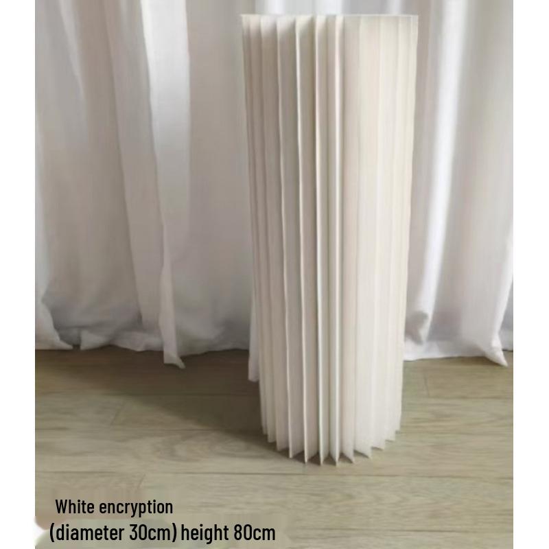 Artificial Flower Column Wedding Decorations with Car Delivery Ceremony and Roman Style Welcome Board