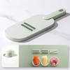 Multifunctional Vegetable Chopper Slicer Shredder Grater, Kitchen Potato Carrot Cucumber Cutter with Hand Guard