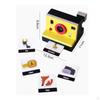 Retro Instant Camera Toy Pullout Slot Animal Picture Card for Children