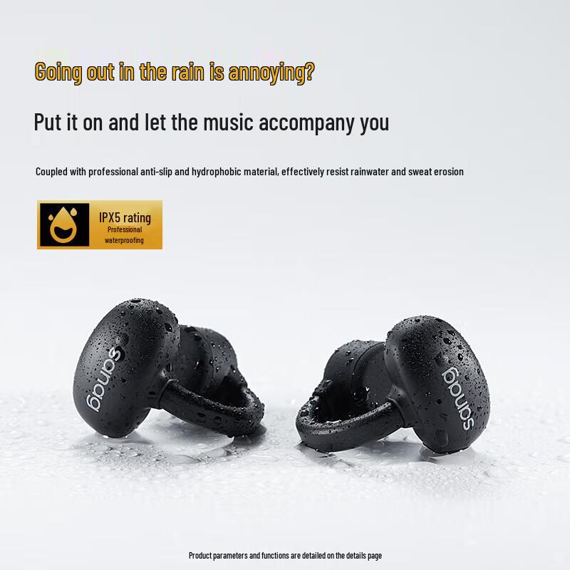 SANAG B56 Clip-On Bone Conduction Bluetooth Headphones