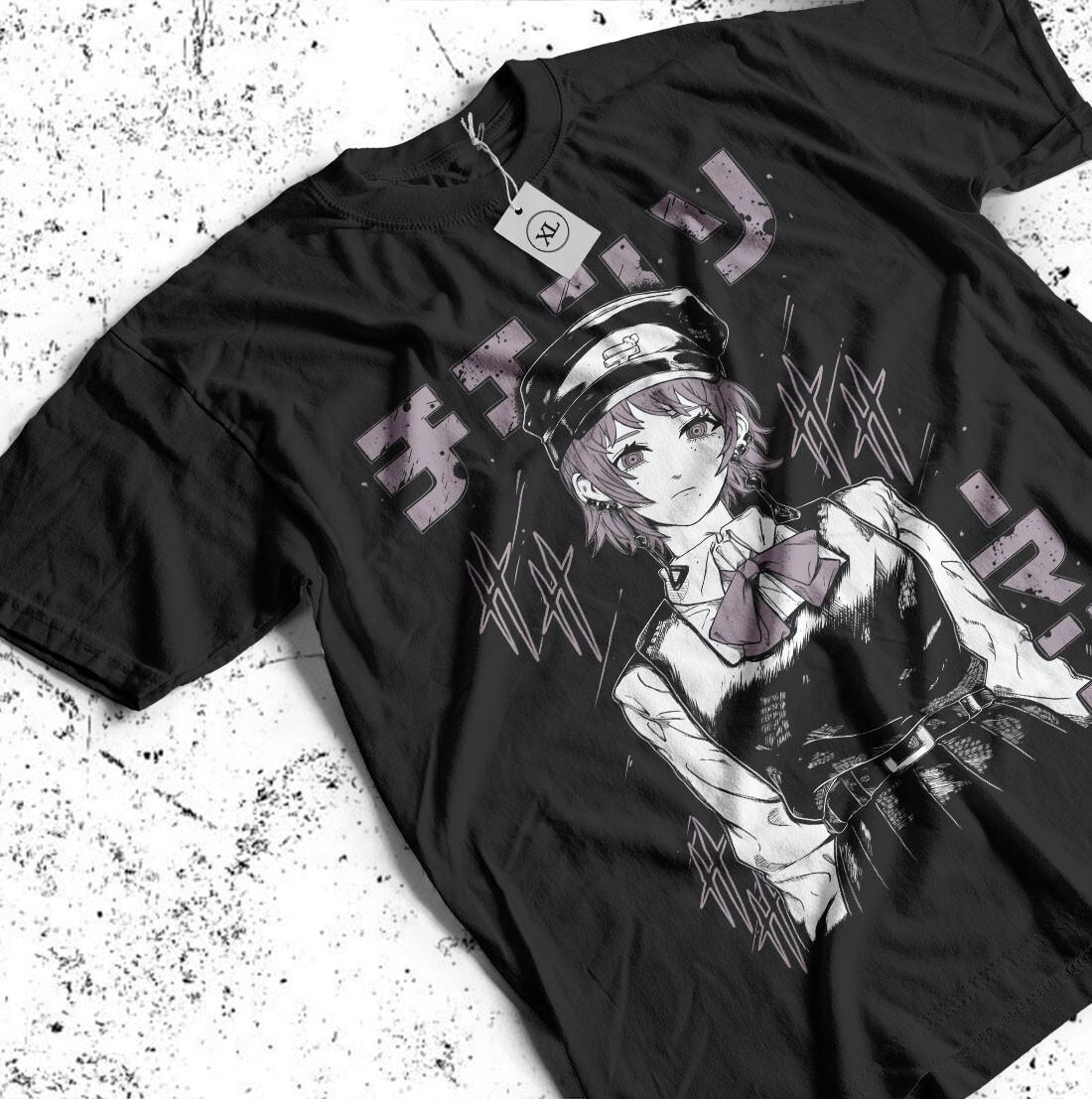 Makima Chainsaw Unisex TShirt Horror Anime Otaku Denji Gift fami Shirt All Size S