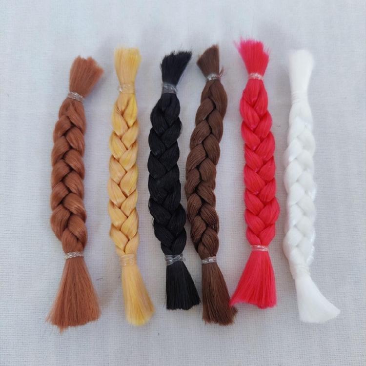 Doll Wigs Ponytail Braid Doll Wigs Blonde DIY Doll Hair Doll Wigs Braids Hair Chain