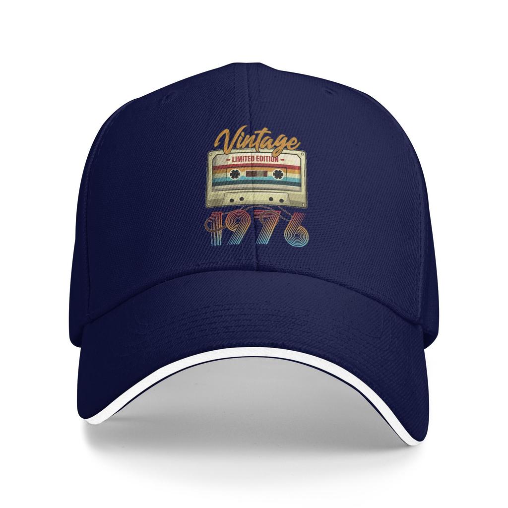 Unisexs WoUnisexs 1976 50th Birthday Born in 1976 Outdoor Hat Spring  Sun Cap Casual Baseball Cap Fashion Golf Sunshade