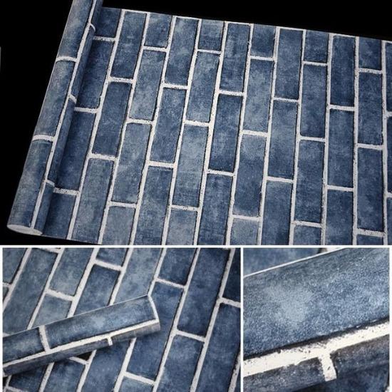 Brick Wallpaper Peel And Stick For Bedroom Faux Brick Kitchen Cabinets Home Decor Wall Stickers Papel De Parede Stickers Muraux