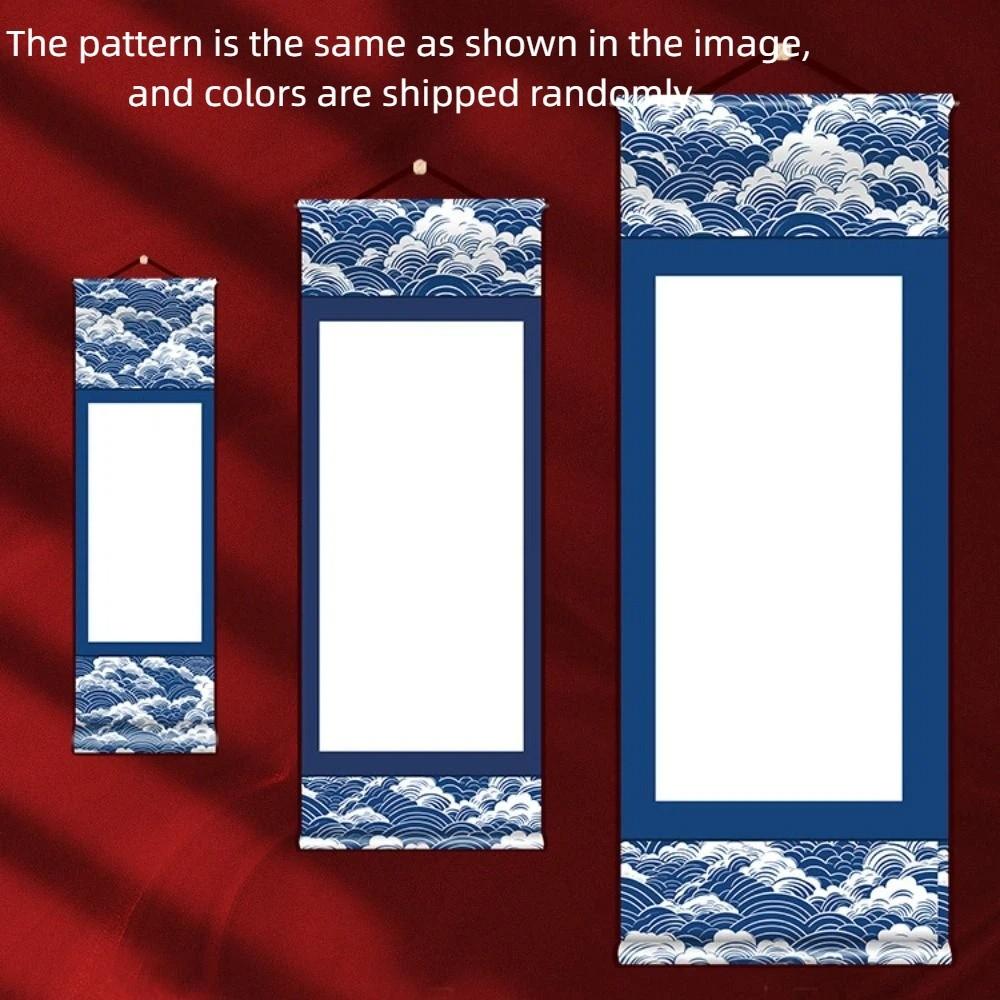 Painting Drawing Paper Blank Hanging Blank Scroll Calligraphy Paintings Mounting Scroll  Buddhists